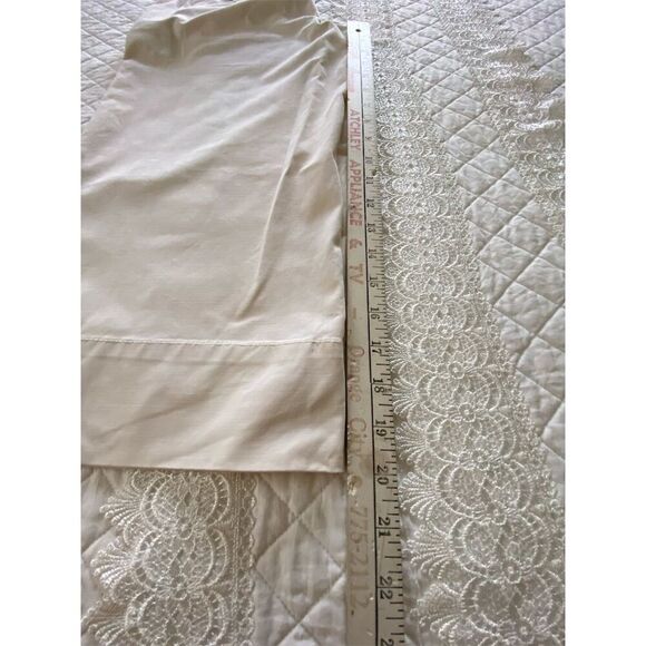 Banana Republic Low Rise Wide-Leg Capris Cream Casual Size 6 - Picture 14 of 15